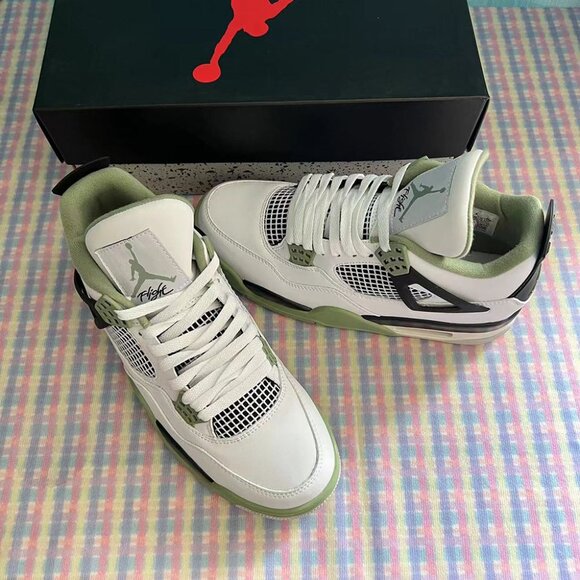 Nike Other - Nike Air Jordan 4 Retro Seafoam Oil Green